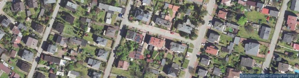 Zdjęcie satelitarne Projektowana ul.