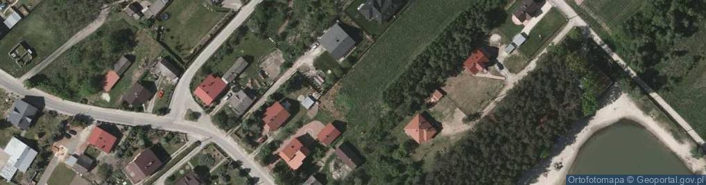 Zdjęcie satelitarne Przybyłów ul.