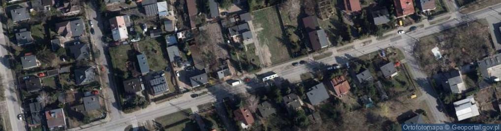 Zdjęcie satelitarne Przestrzenna ul.