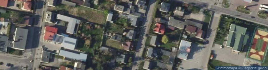 Zdjęcie satelitarne Projektowana ul.