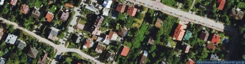 Zdjęcie satelitarne Przerwana ul.