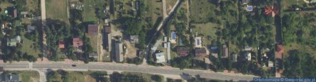 Zdjęcie satelitarne Przeprawy Wiślanej ul.