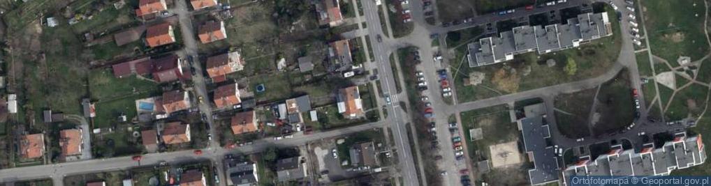 Zdjęcie satelitarne Prószkowska ul.