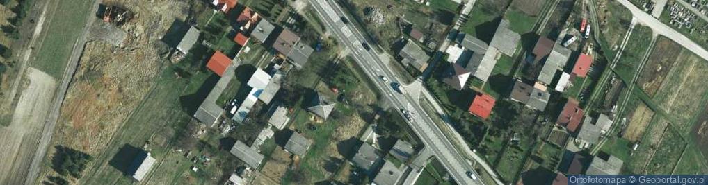 Zdjęcie satelitarne Przeginia ul.