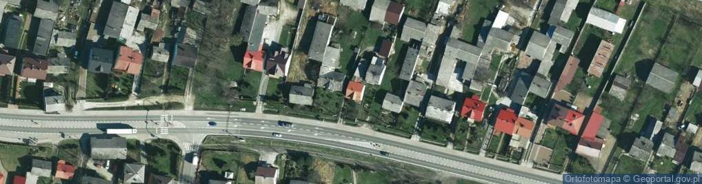 Zdjęcie satelitarne Przeginia ul.