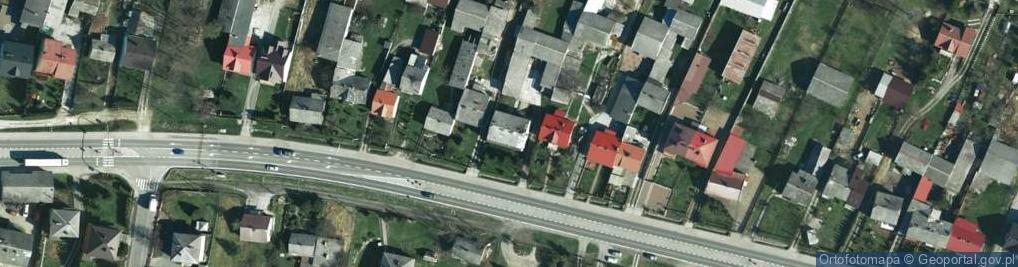 Zdjęcie satelitarne Przeginia ul.