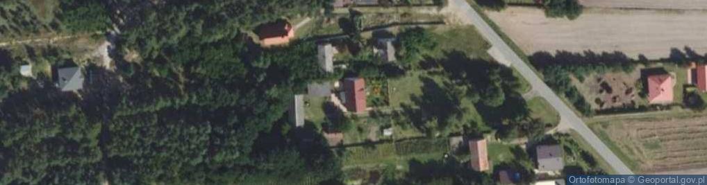 Zdjęcie satelitarne Przystajnia-Kolonia ul.