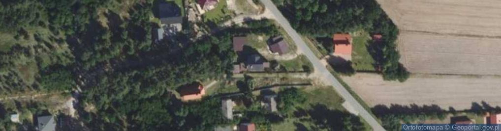 Zdjęcie satelitarne Przystajnia-Kolonia ul.