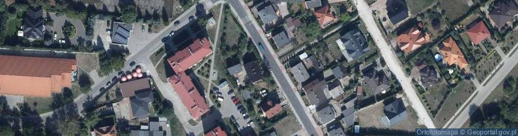 Zdjęcie satelitarne Pruszyńskiego, gen. ul.