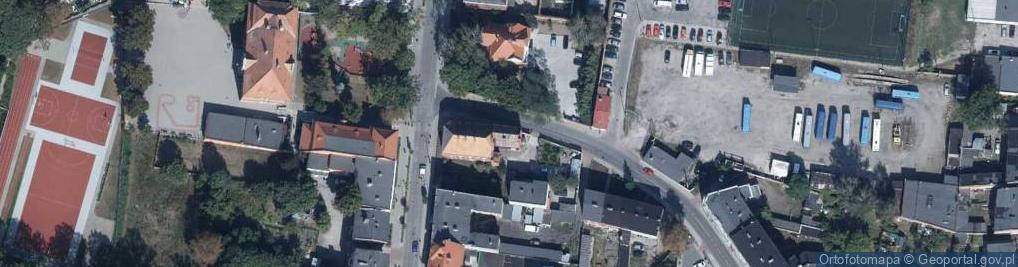 Zdjęcie satelitarne Pruszyńskiego, gen. ul.