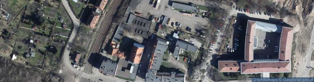Zdjęcie satelitarne Przebieg ul.