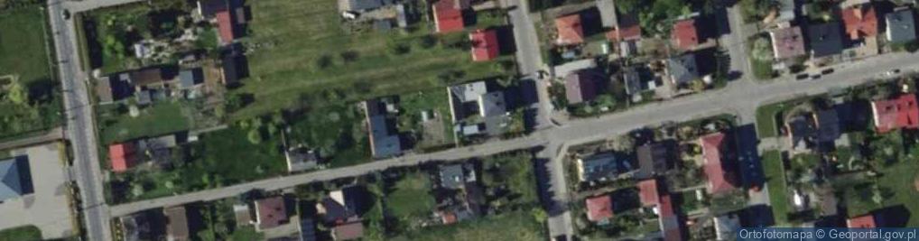 Zdjęcie satelitarne Projektowana ul.