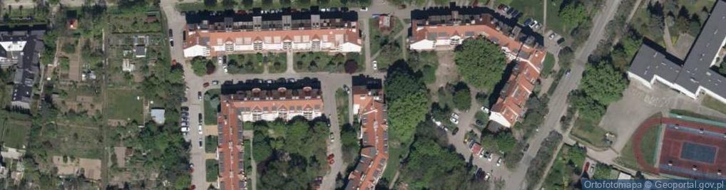 Zdjęcie satelitarne Promień ul.