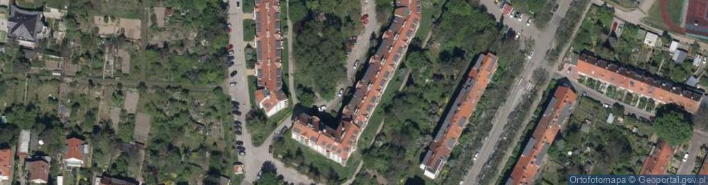 Zdjęcie satelitarne Promień ul.