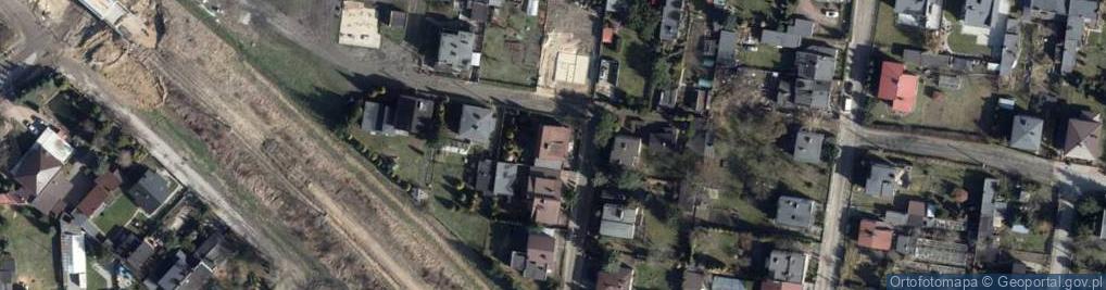 Zdjęcie satelitarne Promienistych ul.