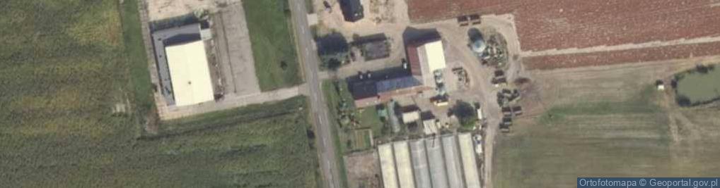 Zdjęcie satelitarne Psienie-Ostrów ul.
