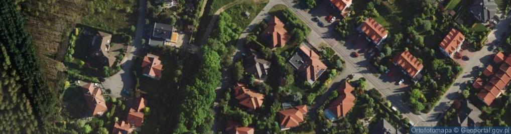 Zdjęcie satelitarne Ptasi Zaułek ul.