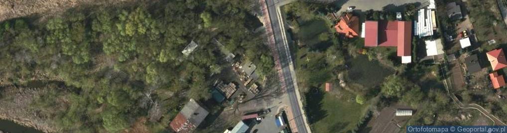 Zdjęcie satelitarne Pułku IV Ułanów ul.