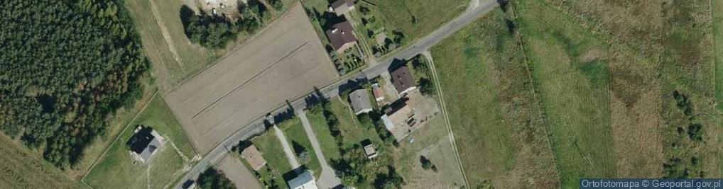 Zdjęcie satelitarne Pustków ul.