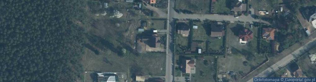 Zdjęcie satelitarne Puszczy Rzepińskiej ul.