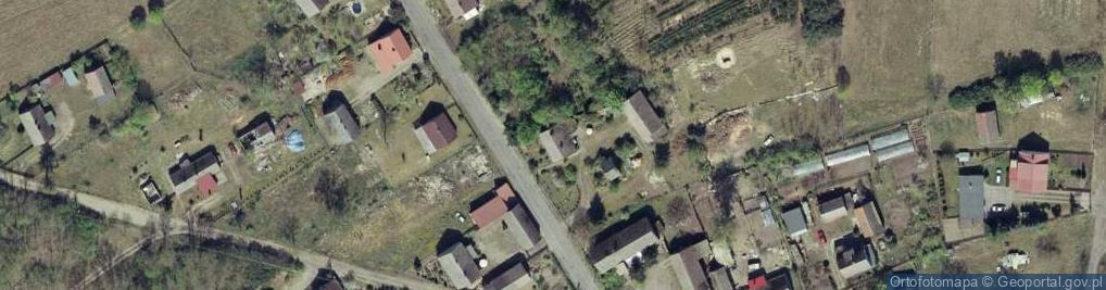 Zdjęcie satelitarne Pyrzany ul.
