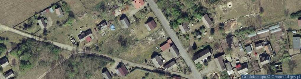 Zdjęcie satelitarne Pyrzany ul.