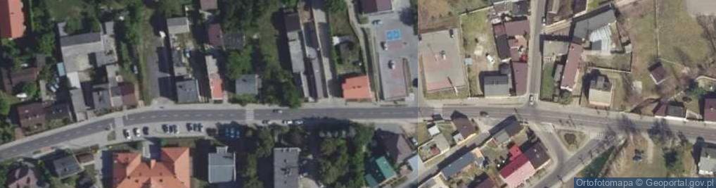 Zdjęcie satelitarne Pyzderska ul.
