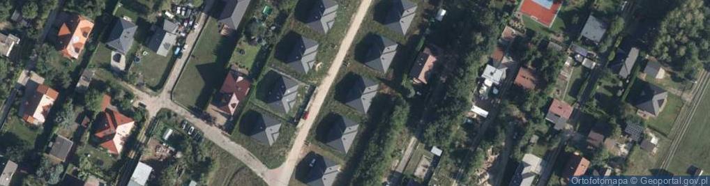 Zdjęcie satelitarne Rajska ul.