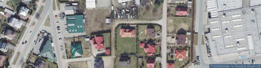 Zdjęcie satelitarne Rajska ul.