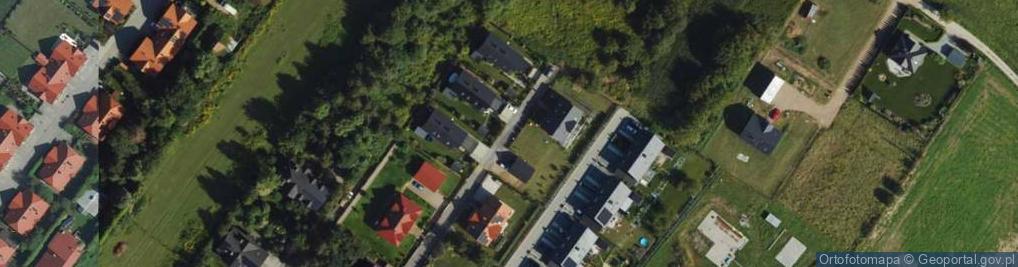 Zdjęcie satelitarne Rajska ul.