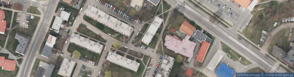 Zdjęcie satelitarne Ratowników Górniczych ul.