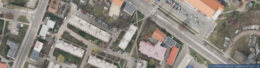 Zdjęcie satelitarne Ratowników Górniczych ul.