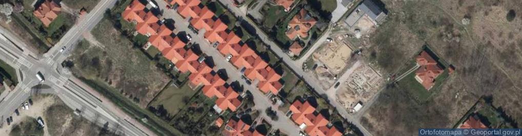 Zdjęcie satelitarne Rajskiej Jabłoni ul.