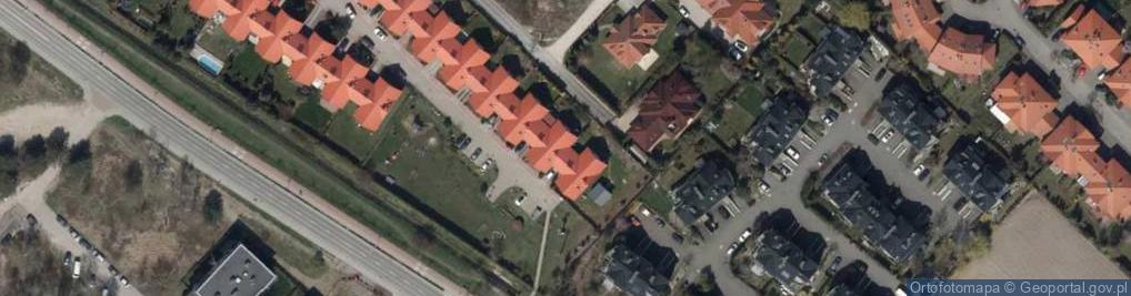 Zdjęcie satelitarne Rajskiej Jabłoni ul.