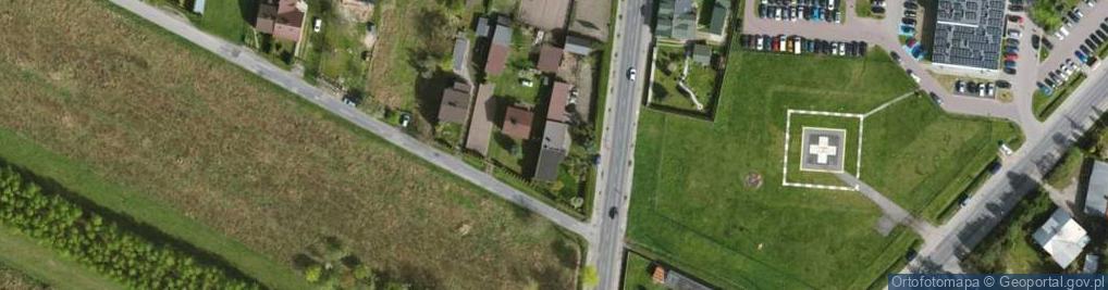 Zdjęcie satelitarne Rakowska ul.