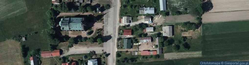 Zdjęcie satelitarne Radoryż Kościelny ul.