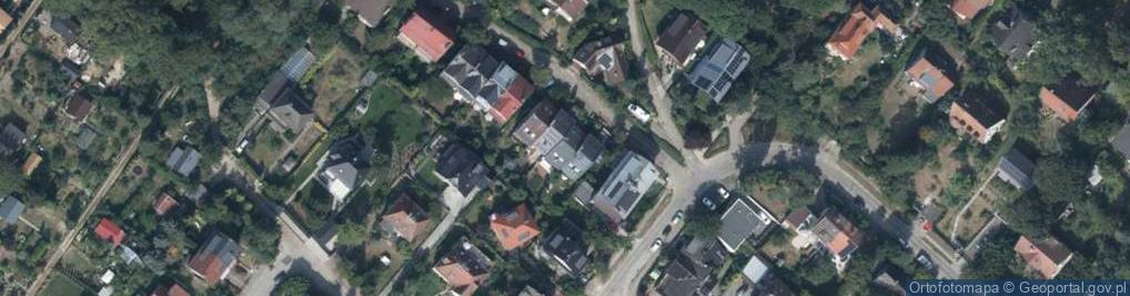 Zdjęcie satelitarne Rajska ul.