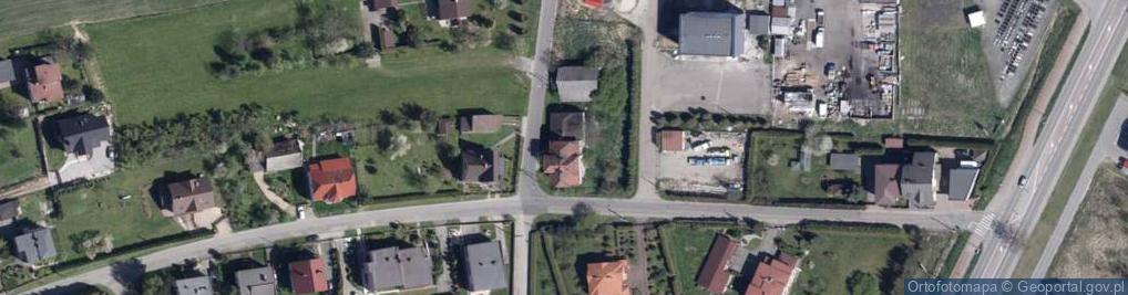 Zdjęcie satelitarne Radlińskie Chałupki ul.