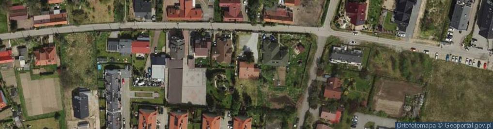 Zdjęcie satelitarne Rajska ul.