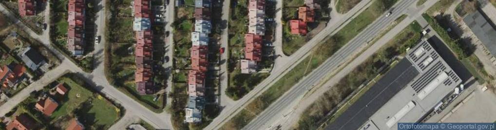Zdjęcie satelitarne Rdestowa ul.