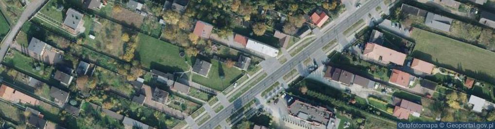 Zdjęcie satelitarne Rędzińska ul.