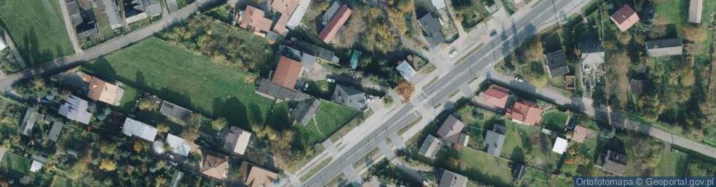 Zdjęcie satelitarne Rędzińska ul.