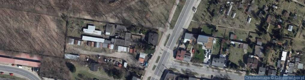 Zdjęcie satelitarne Retkińska ul.