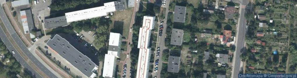 Zdjęcie satelitarne Rezedowa ul.
