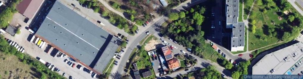 Zdjęcie satelitarne Równoległa ul.