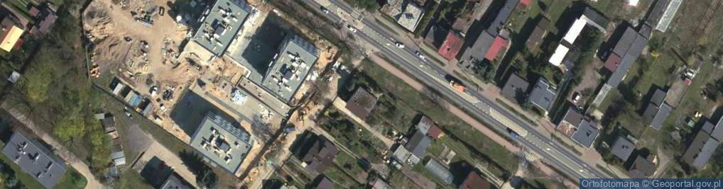Zdjęcie satelitarne Różowa ul.