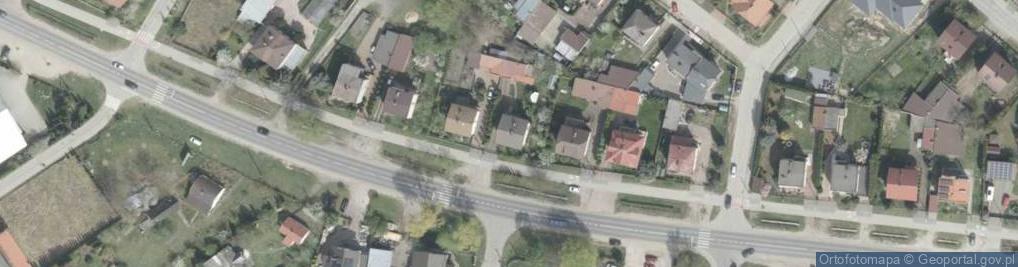 Zdjęcie satelitarne Różańska ul.