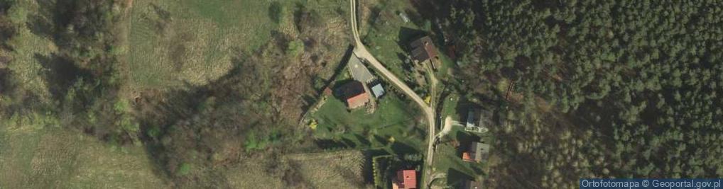 Zdjęcie satelitarne Roztoka-Brzeziny ul.