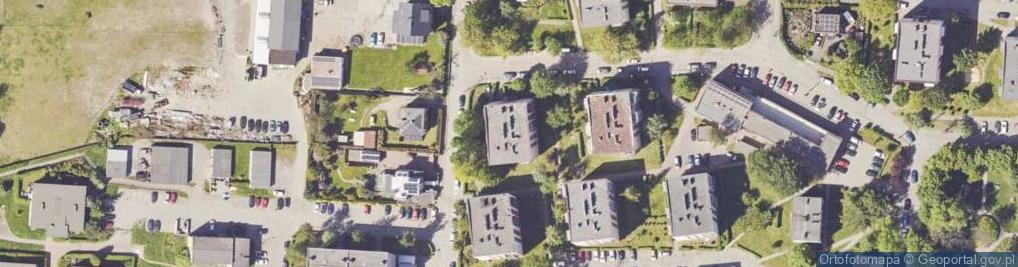 Zdjęcie satelitarne Różana ul.