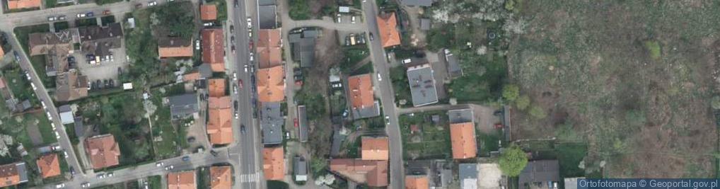 Zdjęcie satelitarne Równoległa ul.